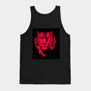 Tiger Red Head 01 Tank Top